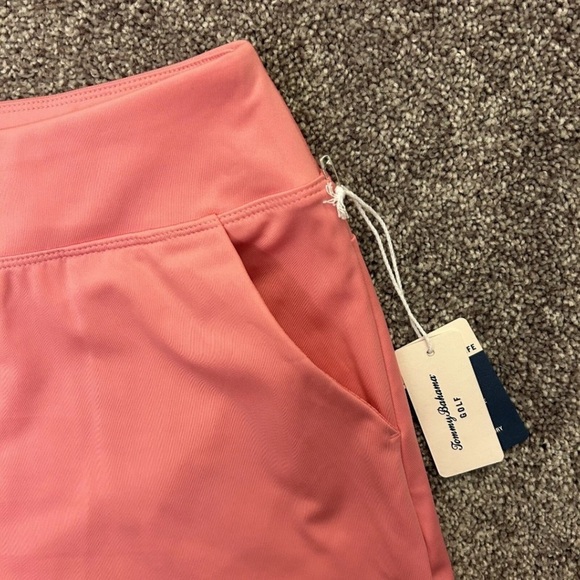 Tommy Bahama Women's Pink Pull On Stretch Golf Skort Pockets UPF50 Size XL - NWT - Picture 3 of 15